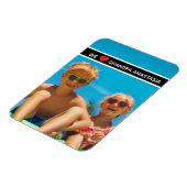 Personalized photo gift for Grandpa from children マグネット (左側)