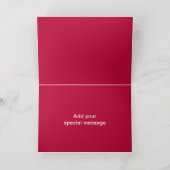 Personalized Photo Gold Foil Card 箔シーズンカード (内側レイダウン)