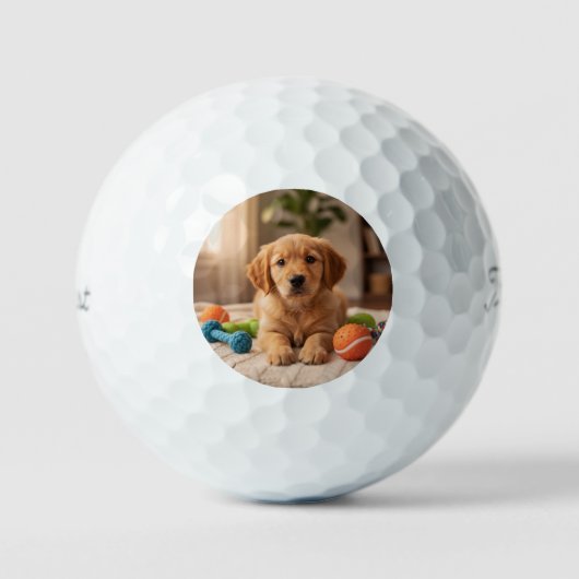 Personalized Photo Golf Ball Corporate Giveaway ゴルフボール (正面)