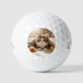 Personalized Photo Golf Ball Luxury Custom Design ゴルフボール (正面)