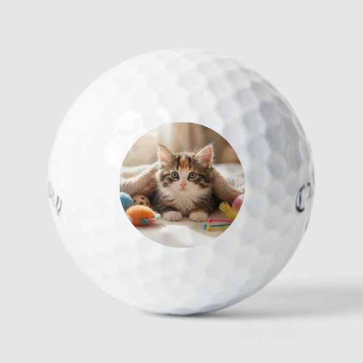 Personalized Photo Golf Ball Luxury Custom Design ゴルフボール (正面)