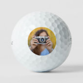 Personalized Photo Golf Balls - Unique Golf Gift ゴルフボール (正面)