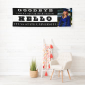 Personalized Photo Graduation Banner - Custom Grad 横断幕 (インサイチュ)