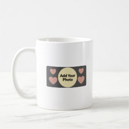 Personalized Photo Heart Mug  Custom Love Gift コーヒーマグカップ