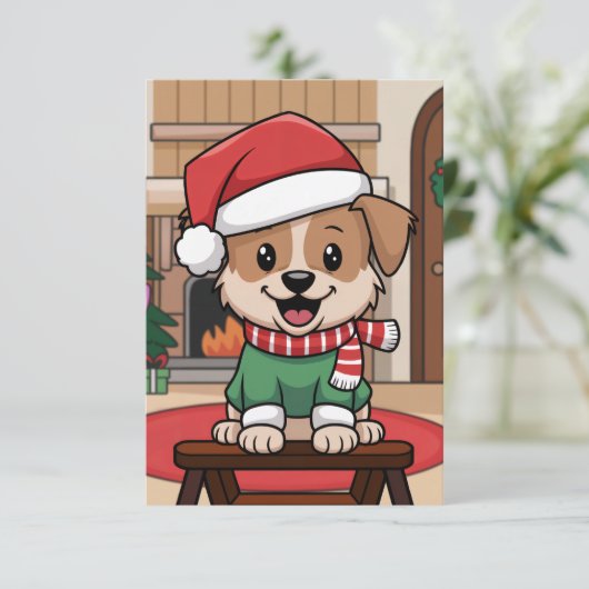 Personalized Photo Holiday Cards サンキューカード (スタンド正面)