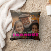 Personalized Photo Keepsakeおばあちゃんプレゼント クッション (ブランケット)