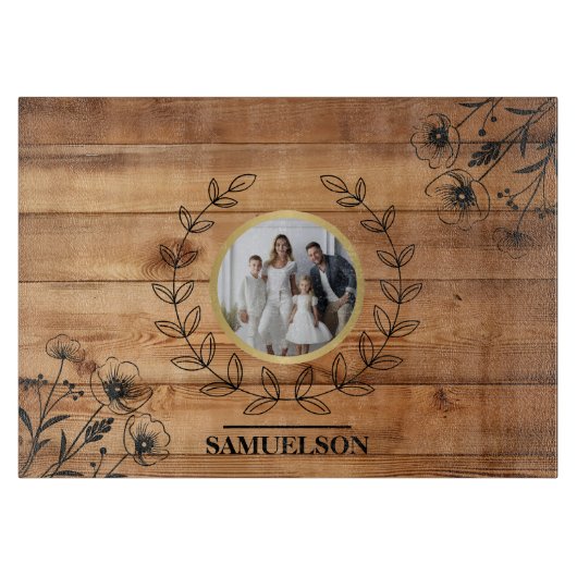 Personalized Photo Keepsake Cutting Board カッティングボード (正面)