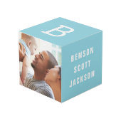 Personalized Photo Keepsake Memorial Photo Cube フォトキューブ (正面アングル)