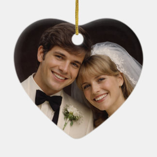 Personalized Photo Keepsake Unique Couple's Gift  セラミックオーナメント