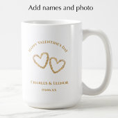 Personalized Photo Keepsake Valentines Day Gift コーヒーマグカップ