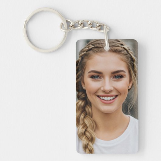 Personalized Photo Keychain for Bride キーホルダー (正面)