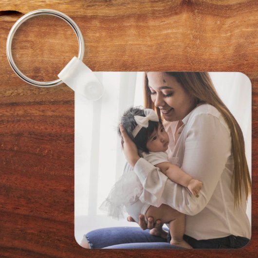 Personalized Photo Keychain for Mom  キーホルダー (正面)