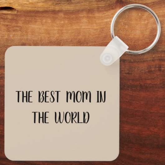 Personalized Photo Keychain for Mom  キーホルダー (裏面)