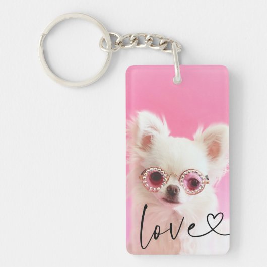 Personalized Photo | Love キーホルダー (正面)