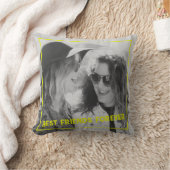 Personalized Photo Love Best Friend クッション (ブランケット)