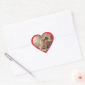 Personalized Photo Love Keepsake Sticker Label  ハートシール (封筒)
