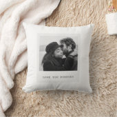 Personalized Photo – Love You Forever クッション (ブランケット)