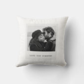 Personalized Photo – Love You Forever クッション (裏面)