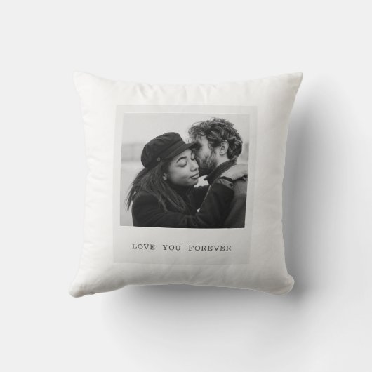 Personalized Photo – Love You Forever クッション (裏面)