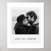 Personalized Photo – Love You Forever ポスター (正面)