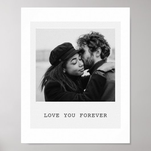 Personalized Photo – Love You Forever ポスター (正面)
