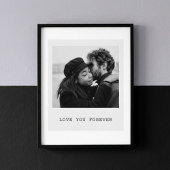 Personalized Photo – Love You Forever ポスター