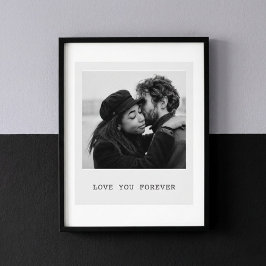 Personalized Photo – Love You Forever ポスター
