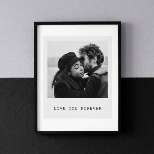 Personalized Photo – Love You Forever ポスター