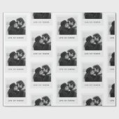 Personalized Photo – Love You Forever ラッピングペーパー (フラット)
