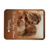 Personalized Photo Magnet Custom Mother’s Day Gift マグネット (横)