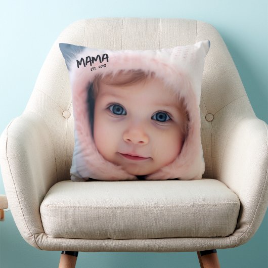 Personalized Photo Mama Established Mother クッション