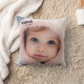 Personalized Photo Mama Established Mother クッション (ブランケット)