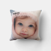 Personalized Photo Mama Established Mother クッション (裏面)