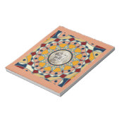 Personalized Photo Mandala Design Baby Shirt ノートパッド (回転)