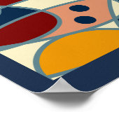 Personalized Photo Mandala Design Baby Shirt ポスター (角)