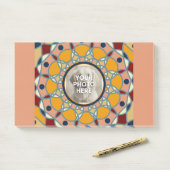 Personalized Photo Mandala Design Baby Shirt ポストイット (デスク)