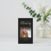Personalized Photo Memorial 名刺 (スタンド正面)