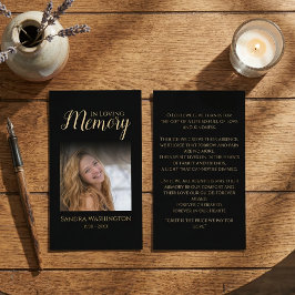Personalized Photo Memorial 名刺