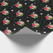 Personalized Photo Merry Christmas  ラッピングペーパー (角)