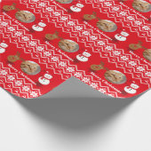 Personalized Photo Merry Christmas ラッピングペーパー (角)