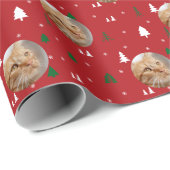 Personalized Photo Merry Christmas  ラッピングペーパー (ロールコーナー)