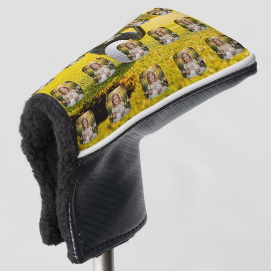 Personalized Photo Minimalist Modern  ゴルフヘッドカバー (3/4 正面)