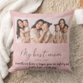 Personalized Photo Mom クッション (ブランケット)