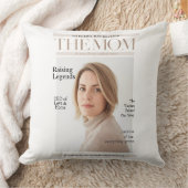 Personalized Photo Mom – Magazine Style クッション (ブランケット)