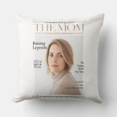 Personalized Photo Mom – Magazine Style クッション (正面)