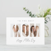 Personalized Photo MOM Mother’s Day シーズンカード (スタンド正面)