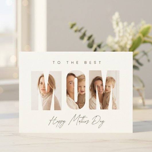 Personalized Photo MOM Mother’s Day シーズンカード