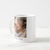 Personalized Photo Mug  – “Best Grandma Ever” コーヒーマグカップ (正面左)