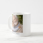 Personalized Photo Mug  – “Best Grandpa Ever” コーヒーマグカップ (正面左)