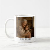 Personalized Photo Mug  – “Best Nanna Ever” コーヒーマグカップ (左)